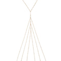 3x3 Graduated Sophia Diamond Center + Triple Row Diamond Bodychain