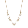 Graduated 3x5 Round Alexa Diamond Shaker Necklace