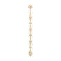 Multi Shape Sophia Diamond + Round Diamond Earring Back