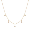 5 Diamond Shaker Necklace