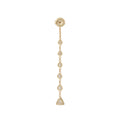 5+1 Diamond Trillion Earring Back