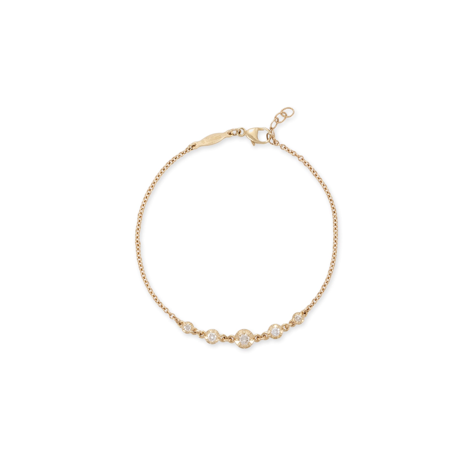 5 Graduated Sophia Diamond Bracelet