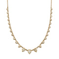 Teardrop + Round Graduated Sophia Diamond Necklace