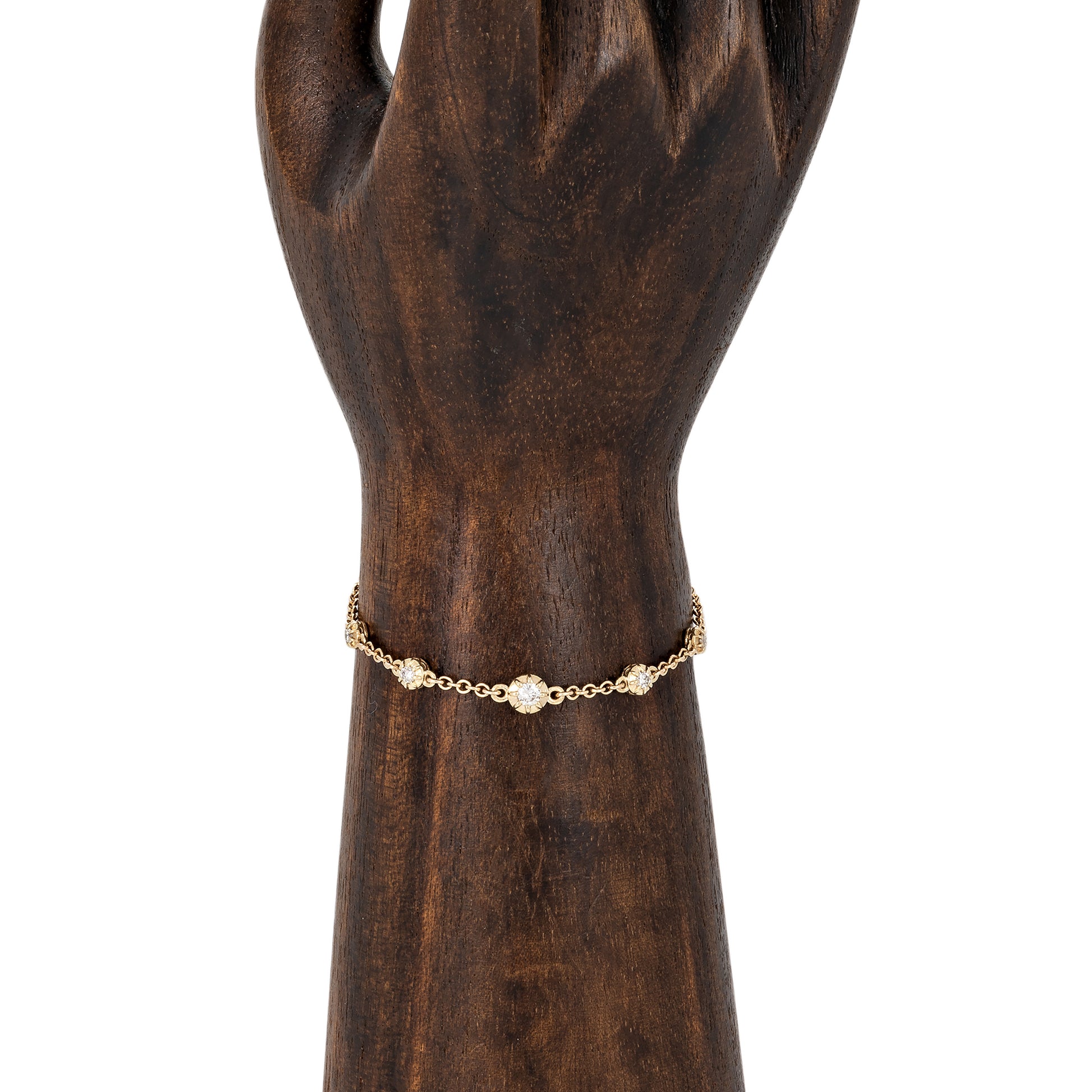 5 Spaced Out Graduated Sophia Diamond Bracelet