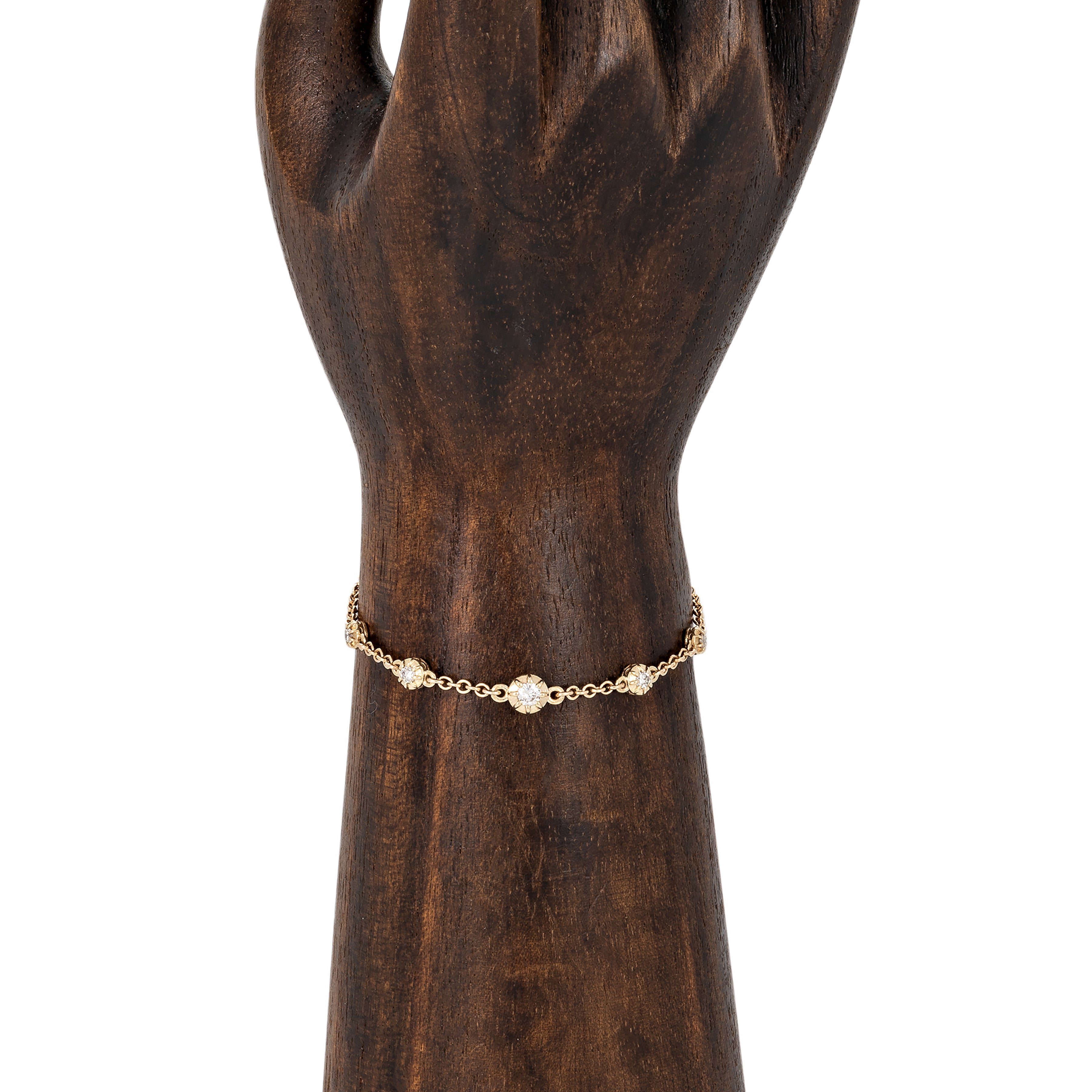 5 Spaced Out Graduated Sophia Diamond Bracelet