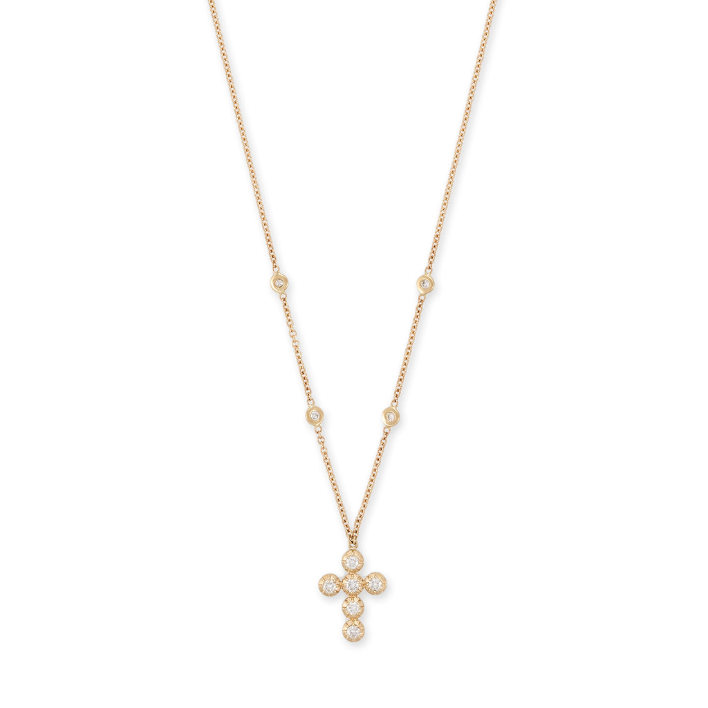 6 Sophia Diamond Cross Necklace