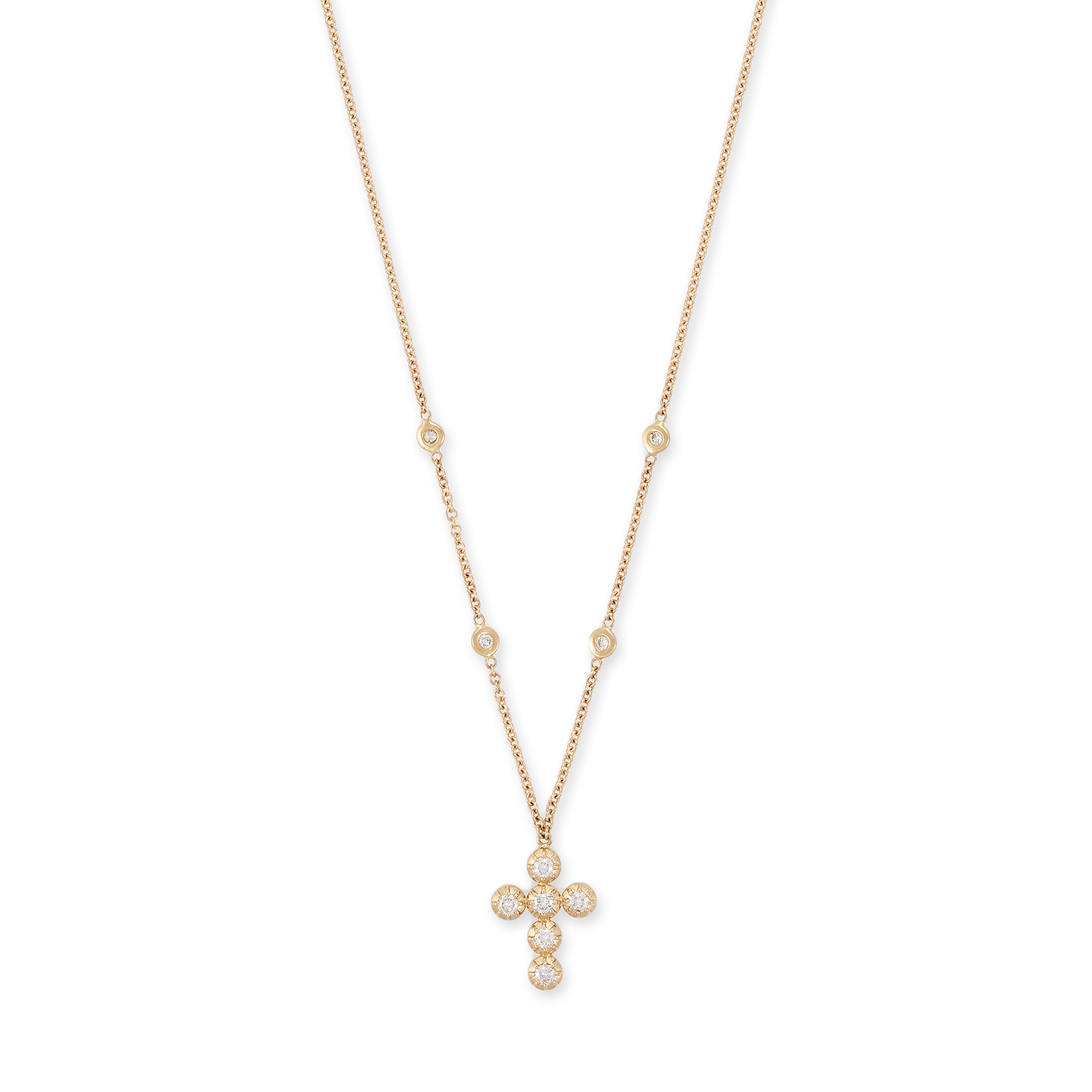 6 Sophia Diamond Cross Necklace
