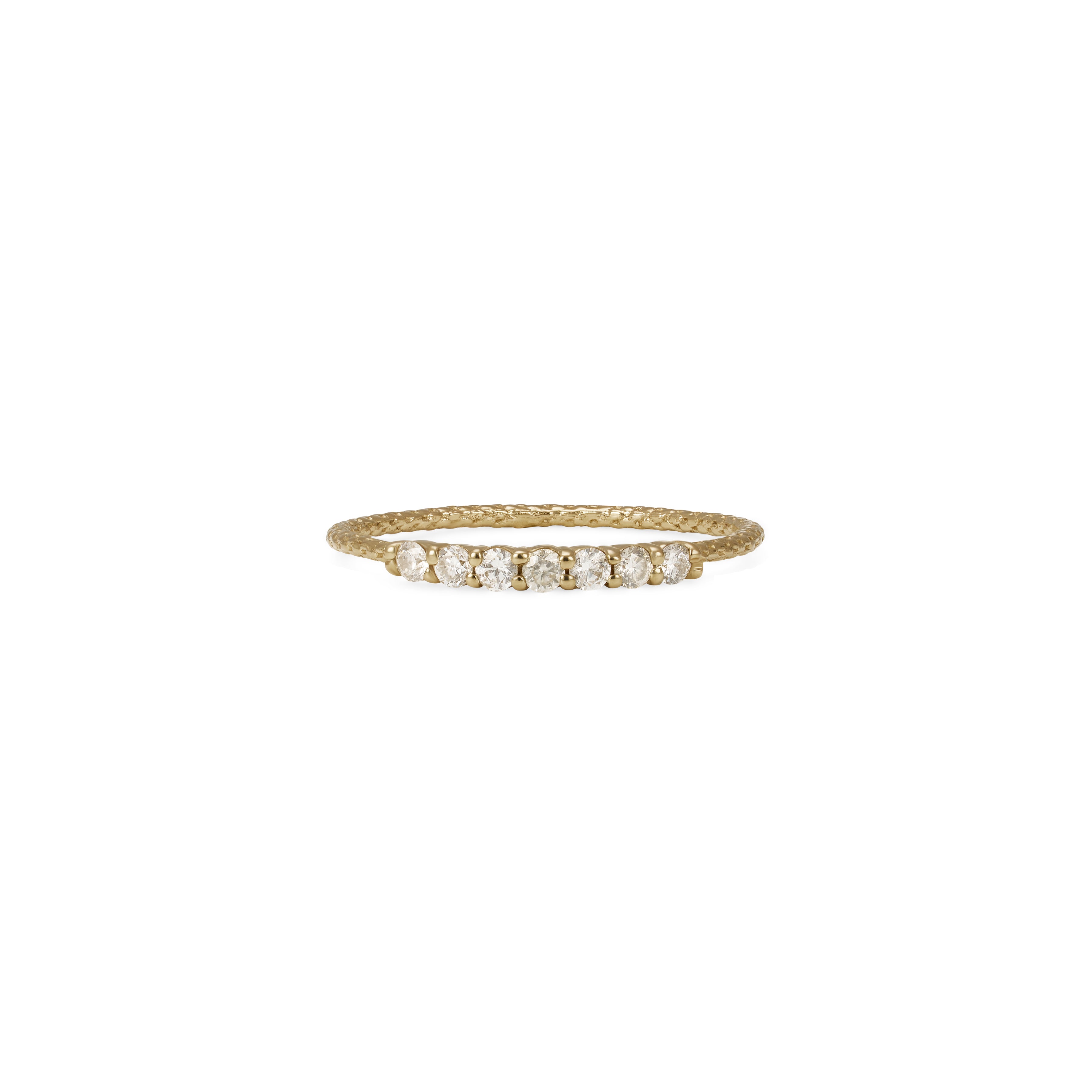 7 Diamond Vintage Waif Ring