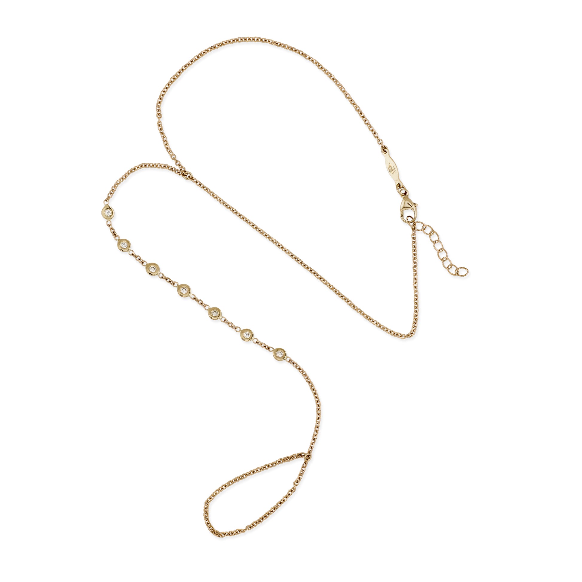 7 Diamond Toe Anklet