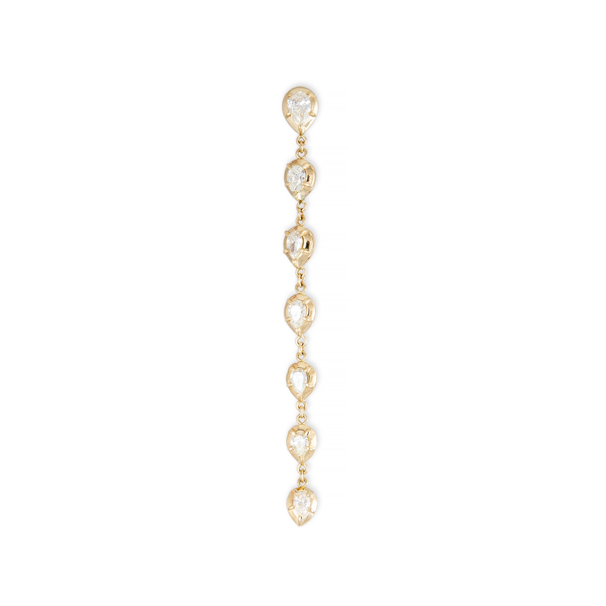 7 TEARDROP SOPHIA DIAMOND DROP STUD