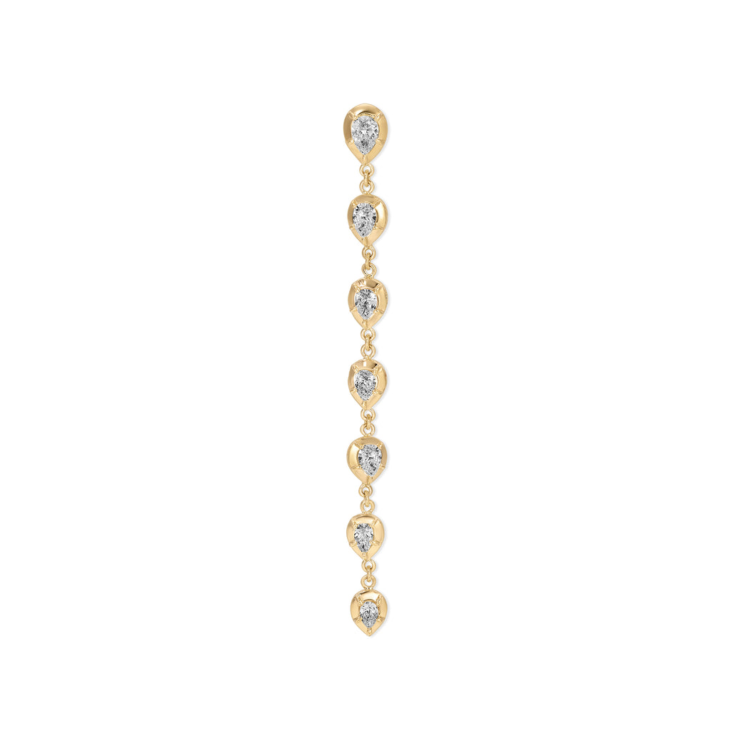 7 Teardrop Sophia Diamond Drop Stud