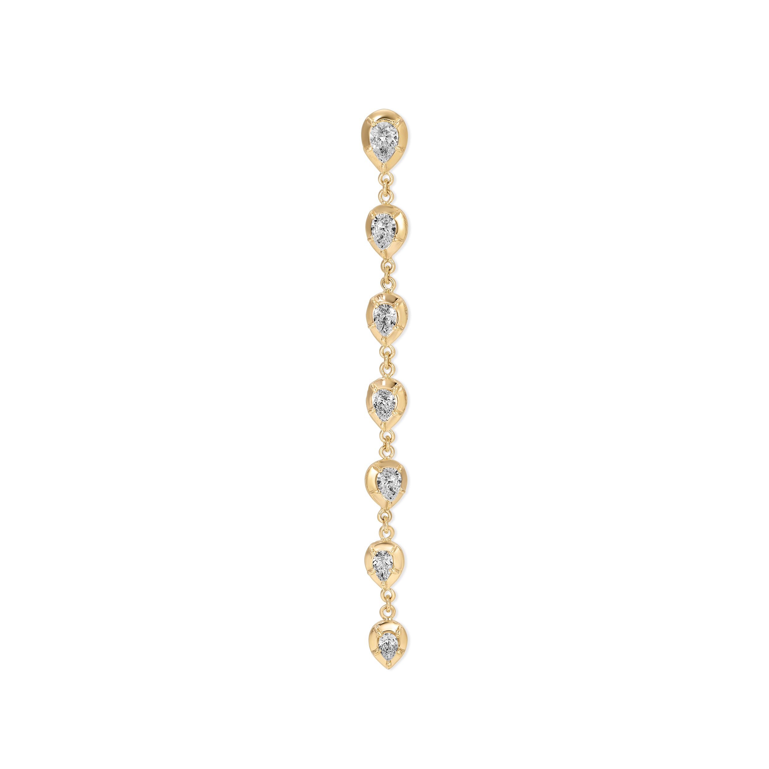 7 Teardrop Sophia Diamond Drop Stud