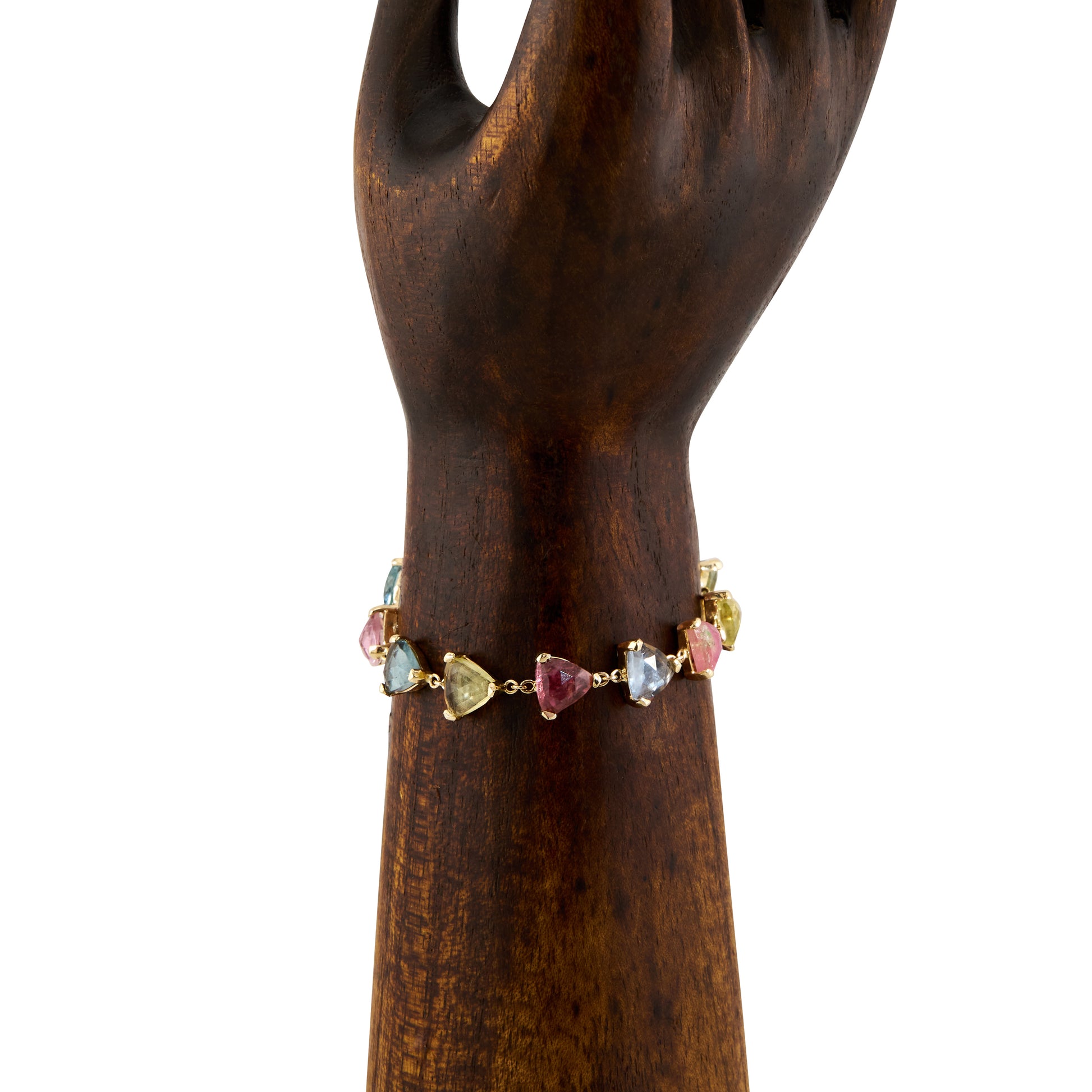 Trillion Tourmaline Bracelet