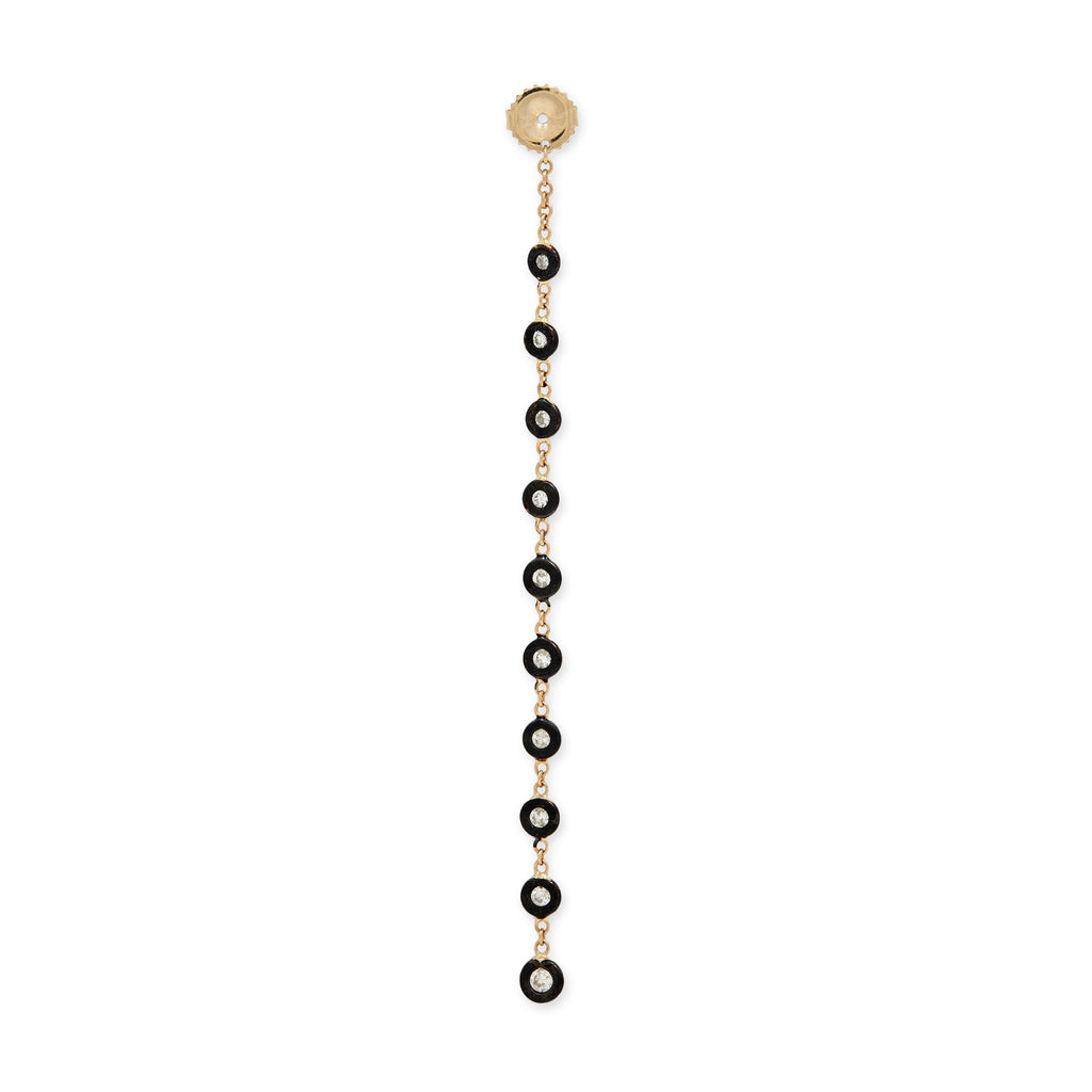 Black Rhodium 10 Diamond Earring Back