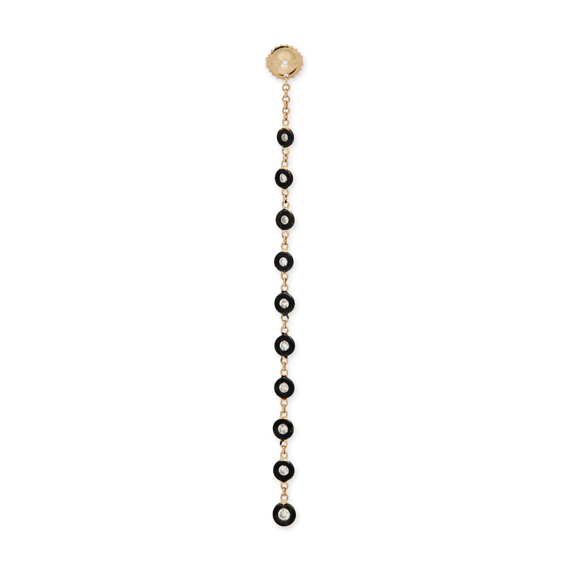 Black Rhodium 10 Diamond Earring Back