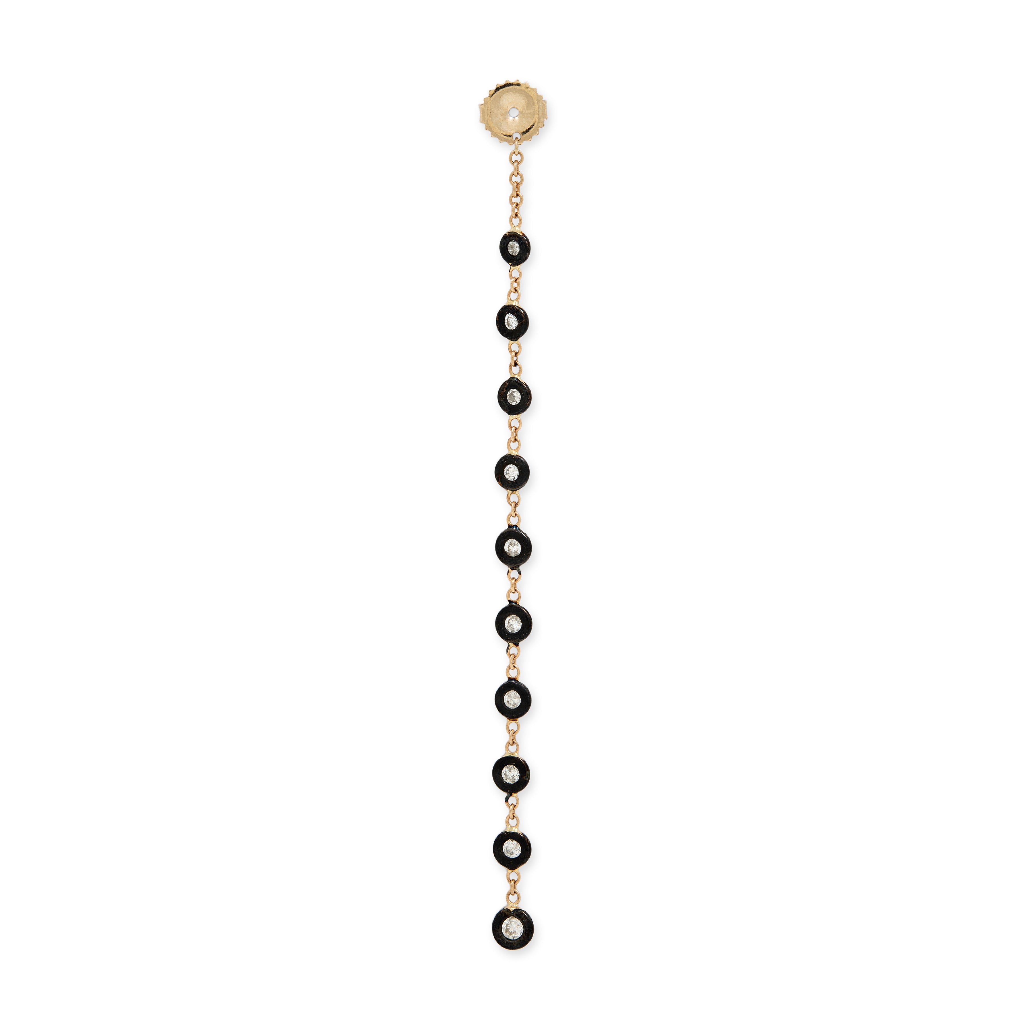 Black Rhodium 10 Diamond Earring Back