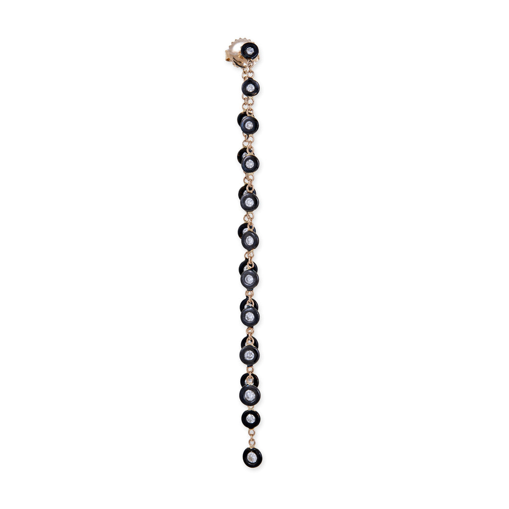 Black Rhodium 10 Diamond Earring Back