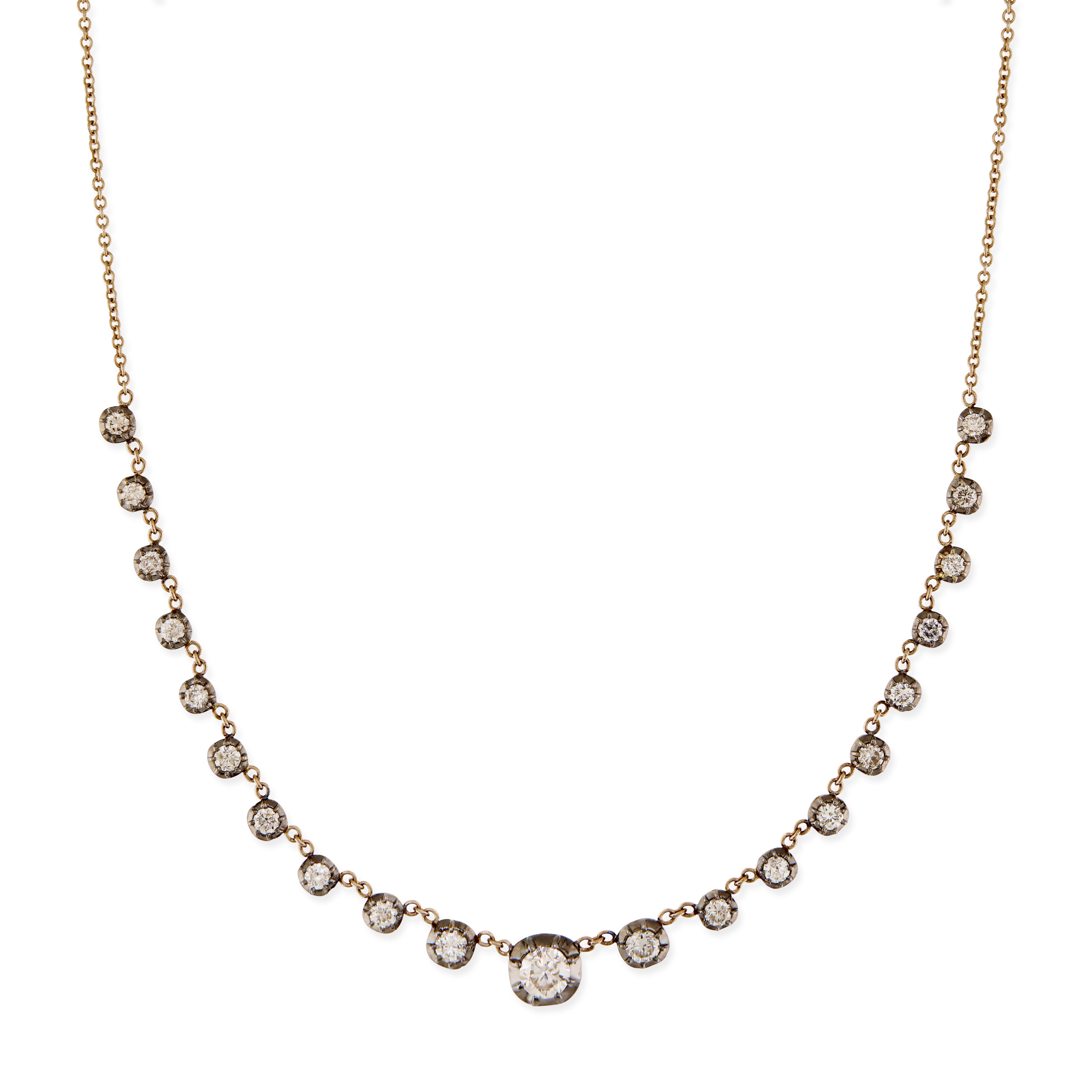 21 Graduated Sophia Diamond Necklace