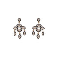 Black Rhodium Sophia Marquise Diamond Chandelier Earrings