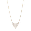 Diamond Graduated Shower Smooth Bar Belly Chain