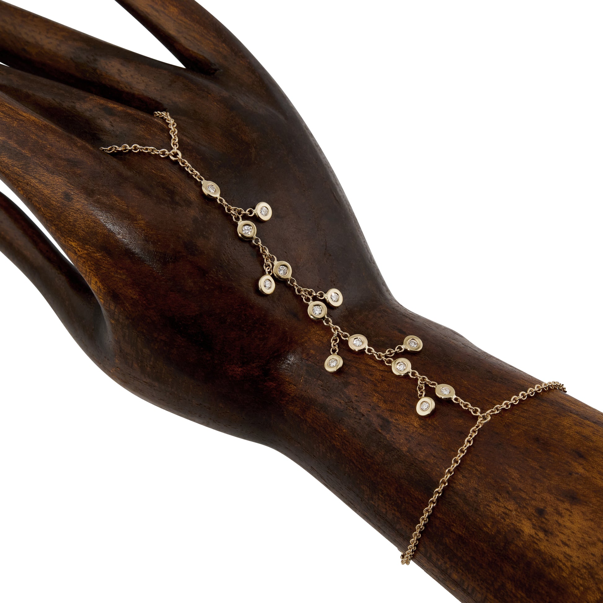 Diamond Shaker Finger Bracelet