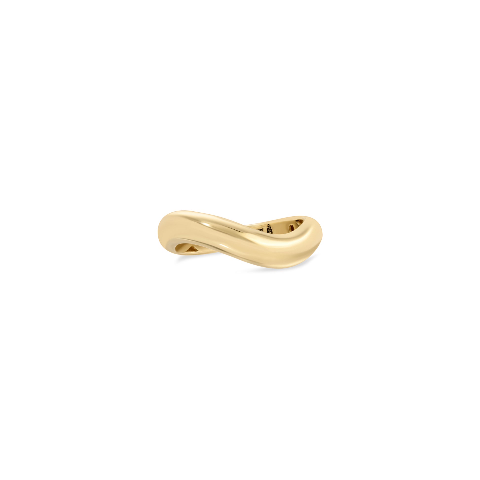 Rounded Dome Wave Ring