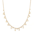 Graduated Large Diamond Shaker Necklace