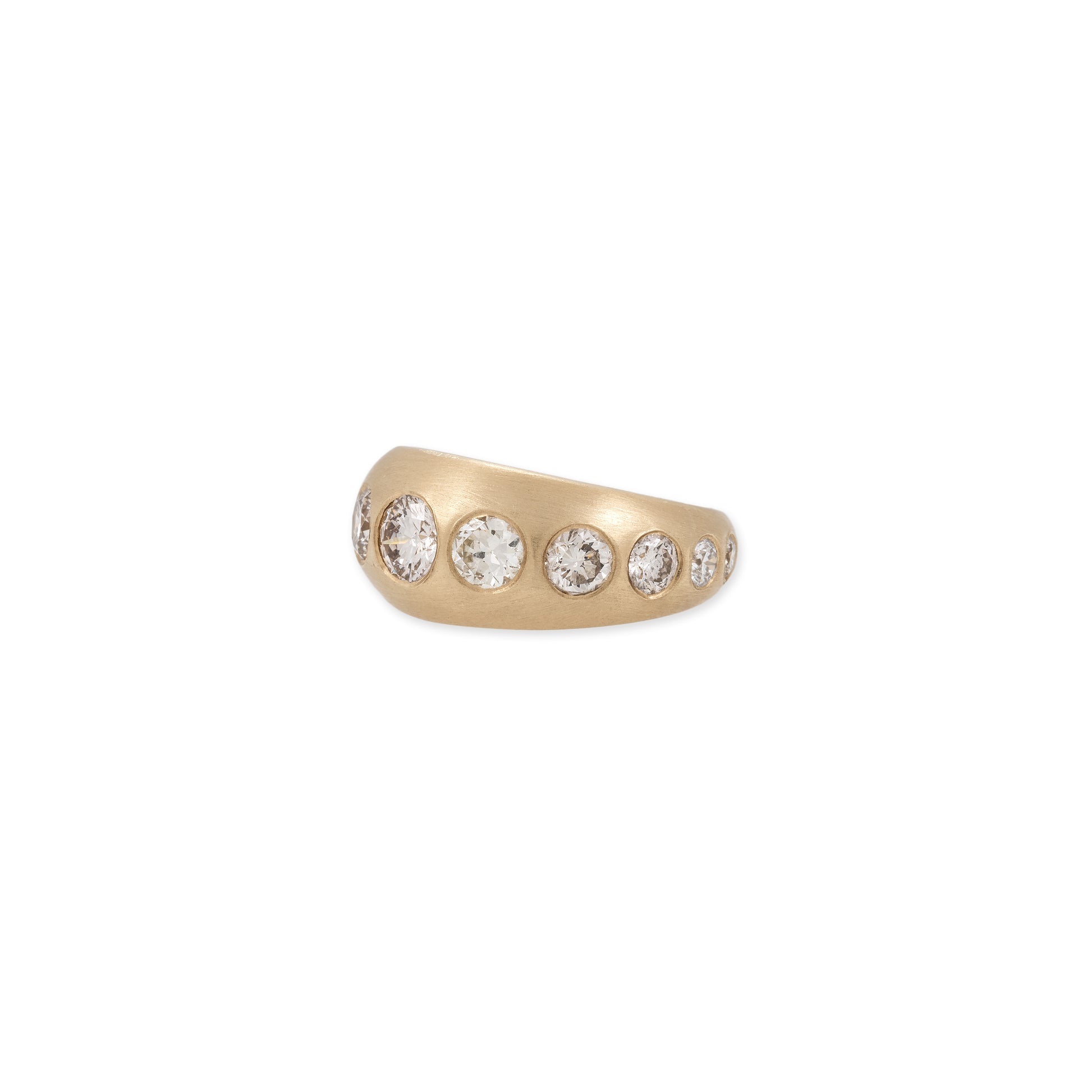 Wrap Around Diamond Dome Ring
