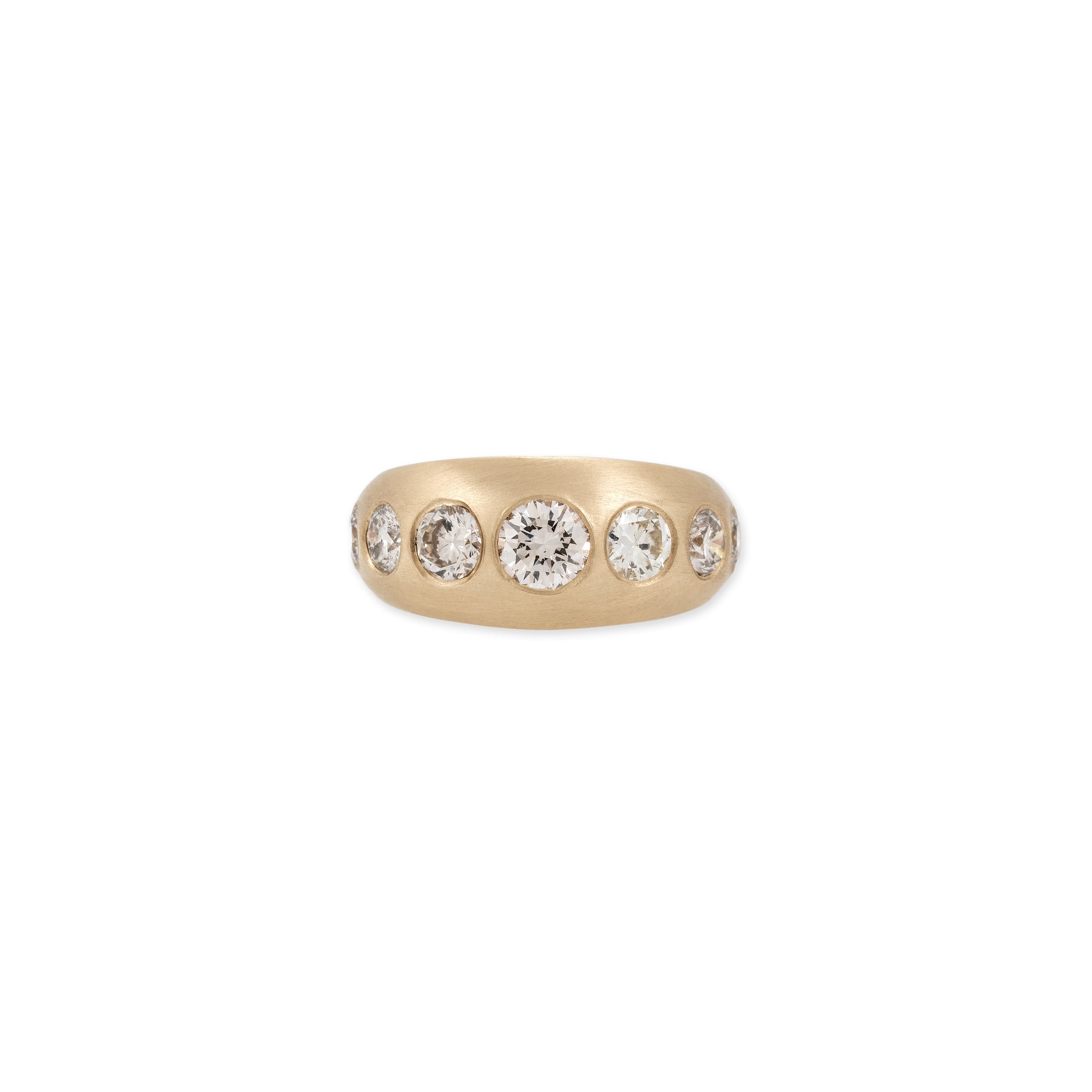 Wrap Around Diamond Dome Ring