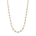 Graduated Hammered Kite Shape Necklace