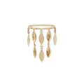 Graduated Hammered Marquise Shaker Ring