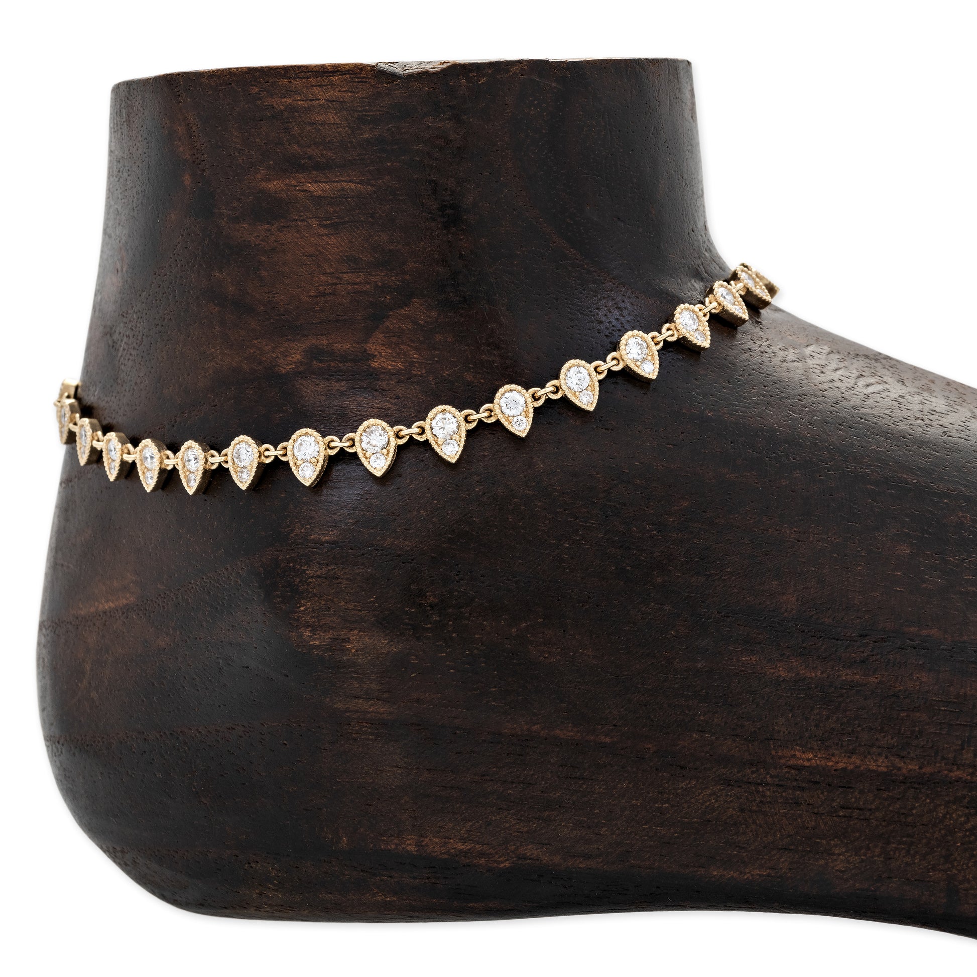 Pave Diamond Claudia Anklet