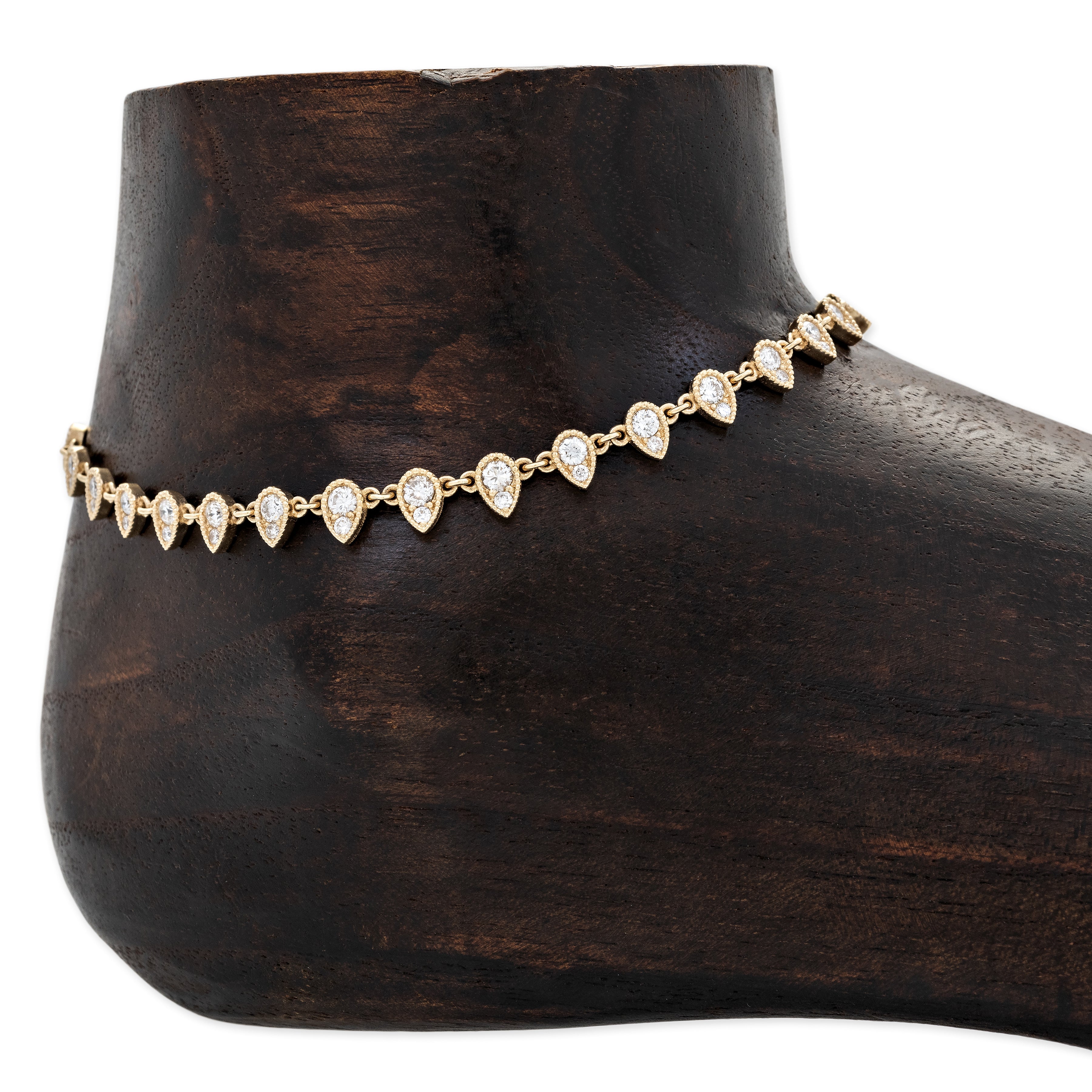 Pave Diamond Claudia Anklet