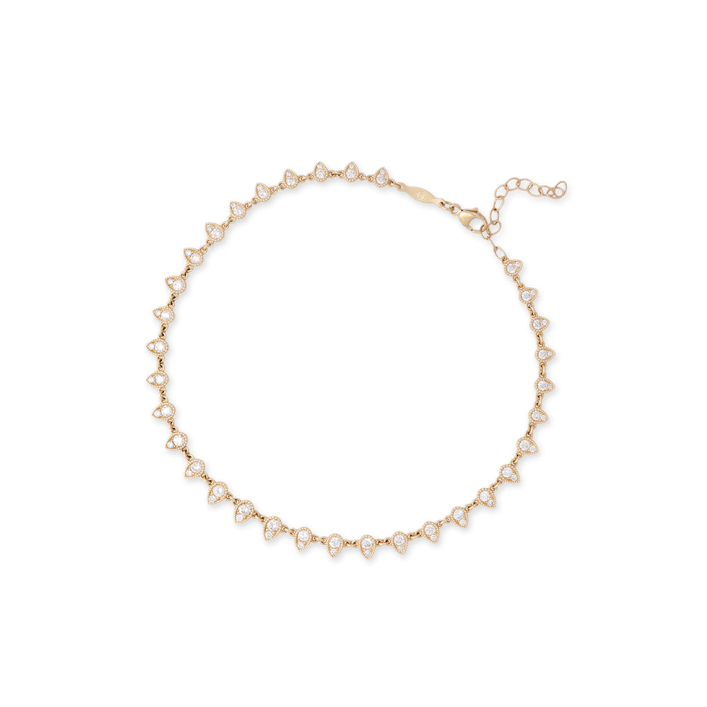 Pave Diamond Claudia Anklet