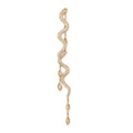 Pave Snake + 7 Marquise Diamond Front Back Stud