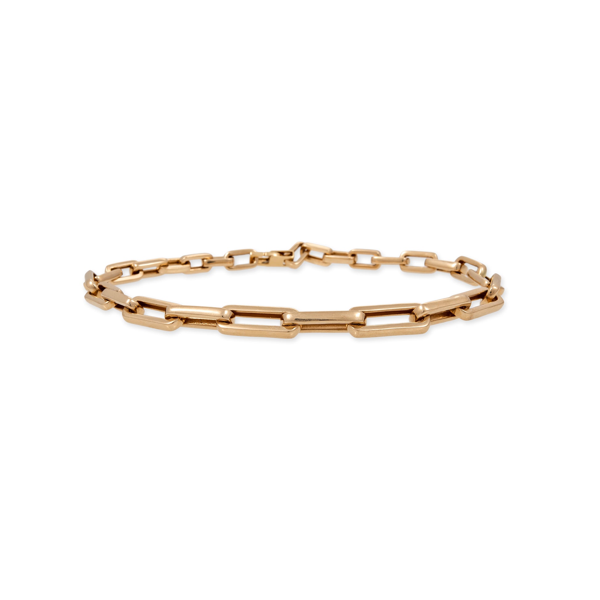 Graduated Rectangle Link Bracelet