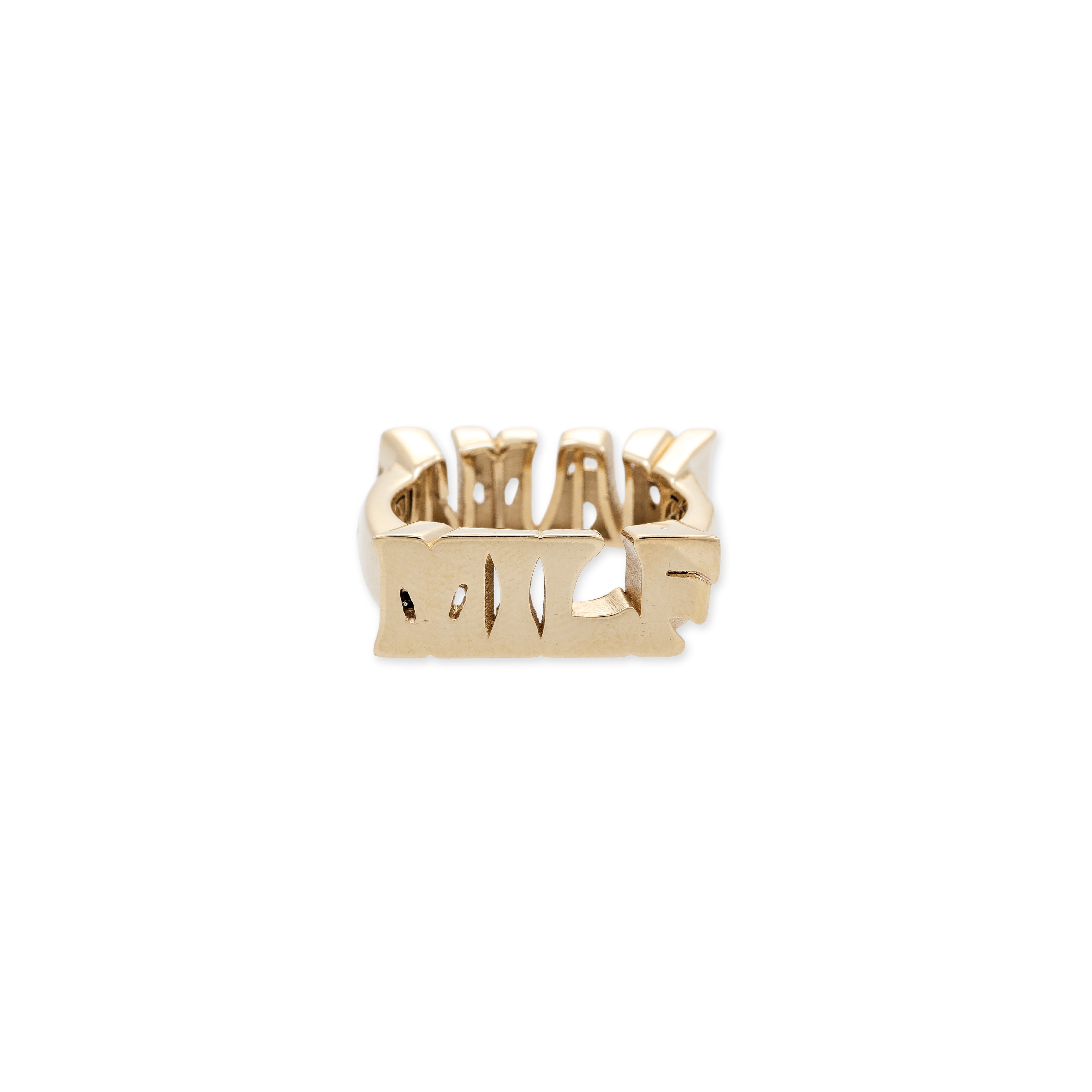 Pave Diamond Mama & Milf Groovy Ring