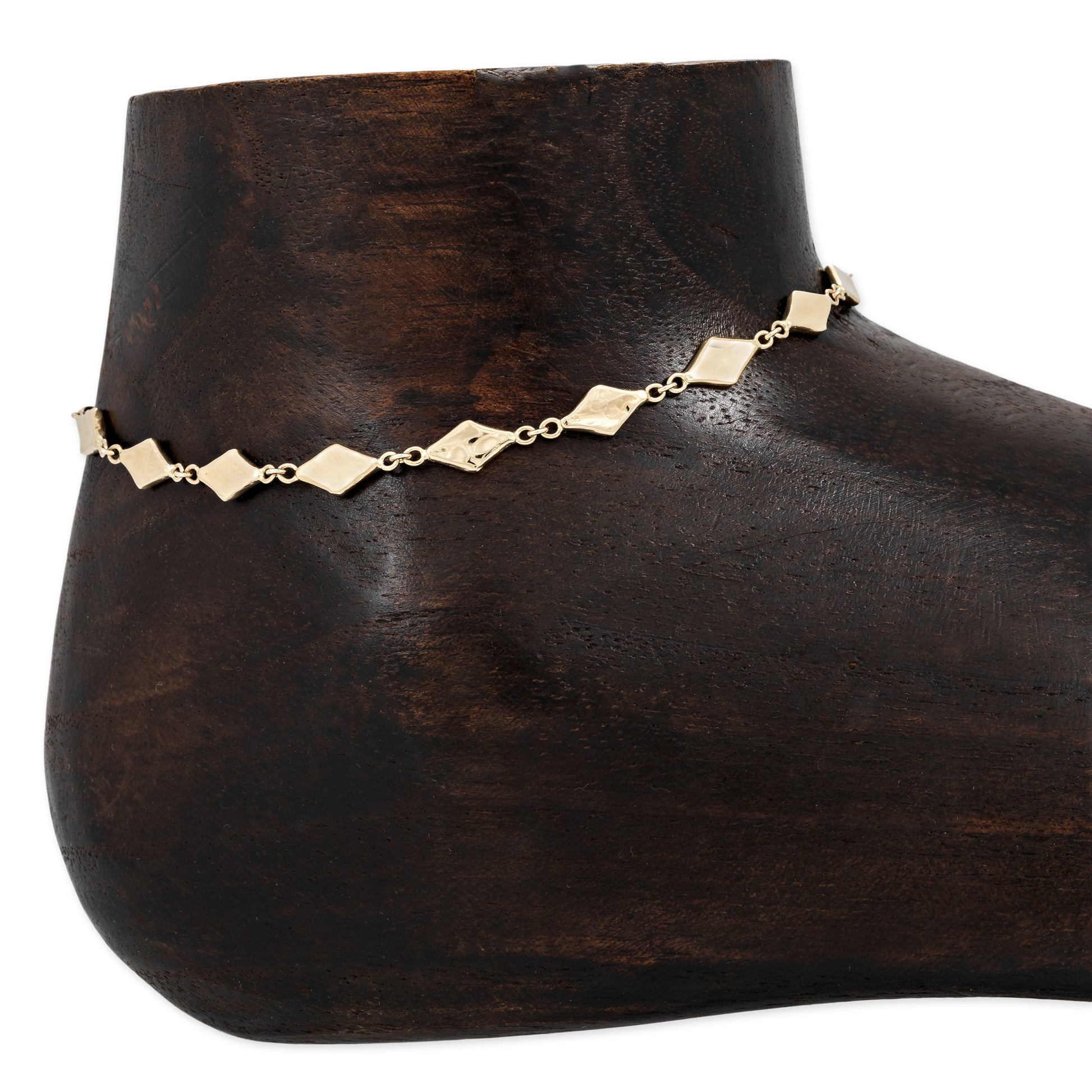 Hammered Kite Anklet