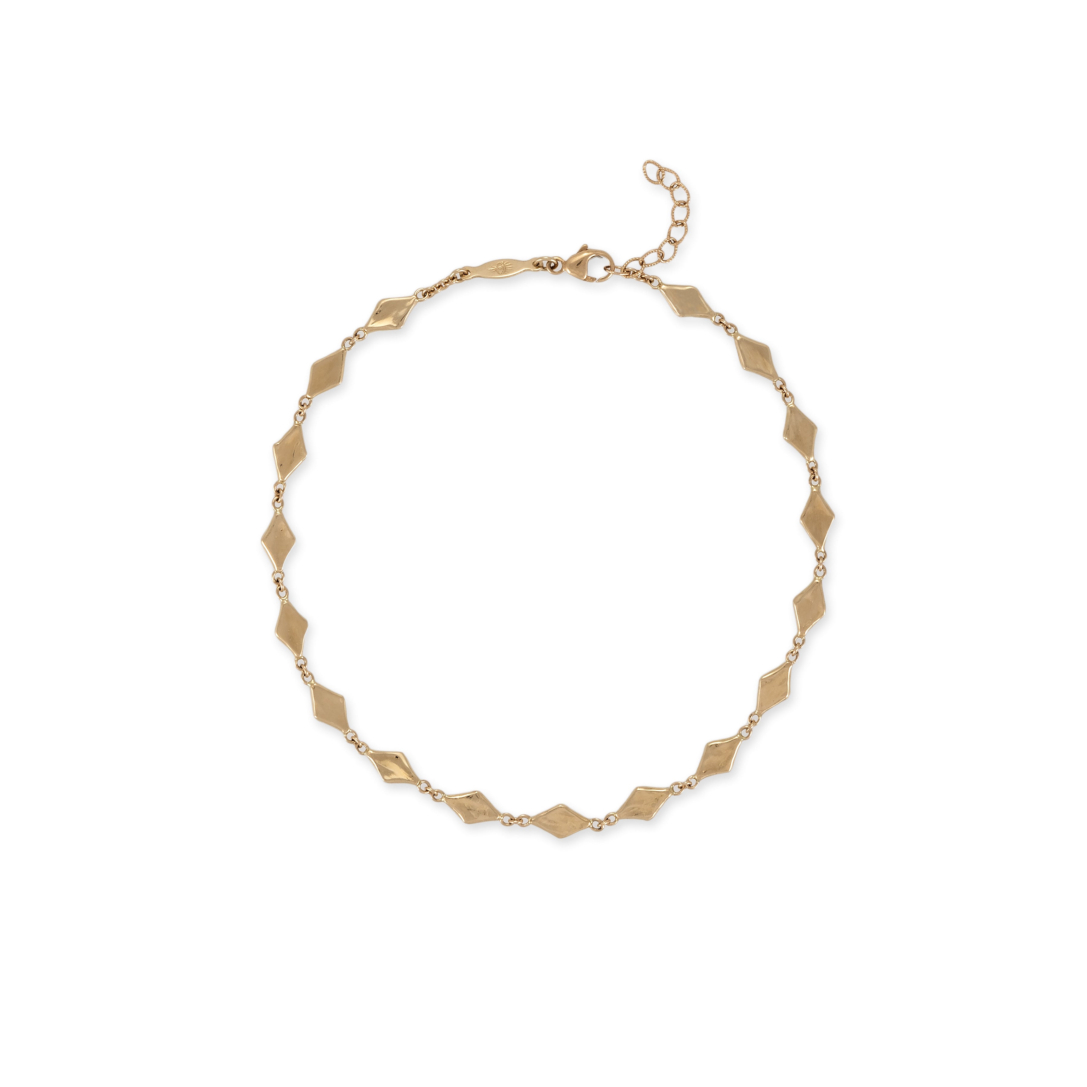 Hammered Kite Anklet