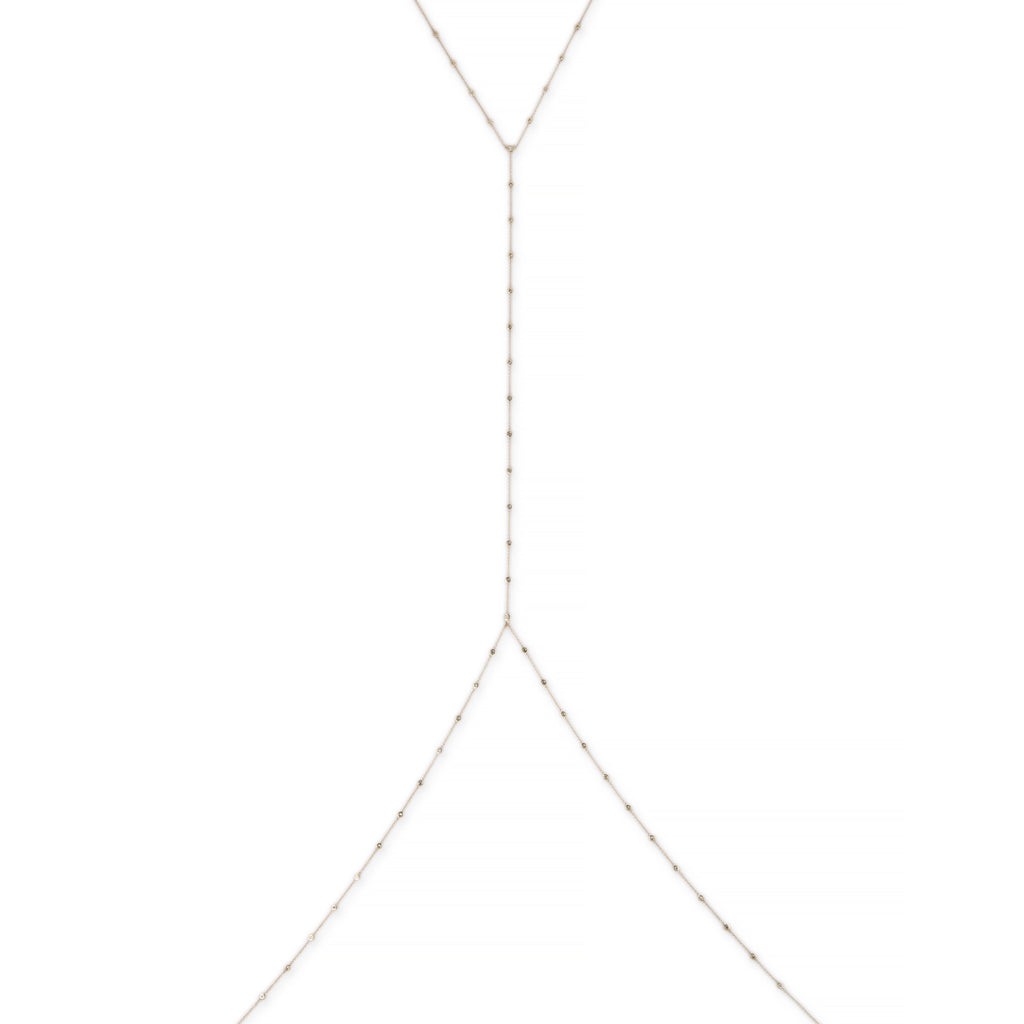 Spaced Out Diamond High Neck Bodychain