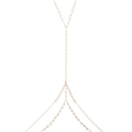 High Neck Double Row Diamond Shaker Bodychain