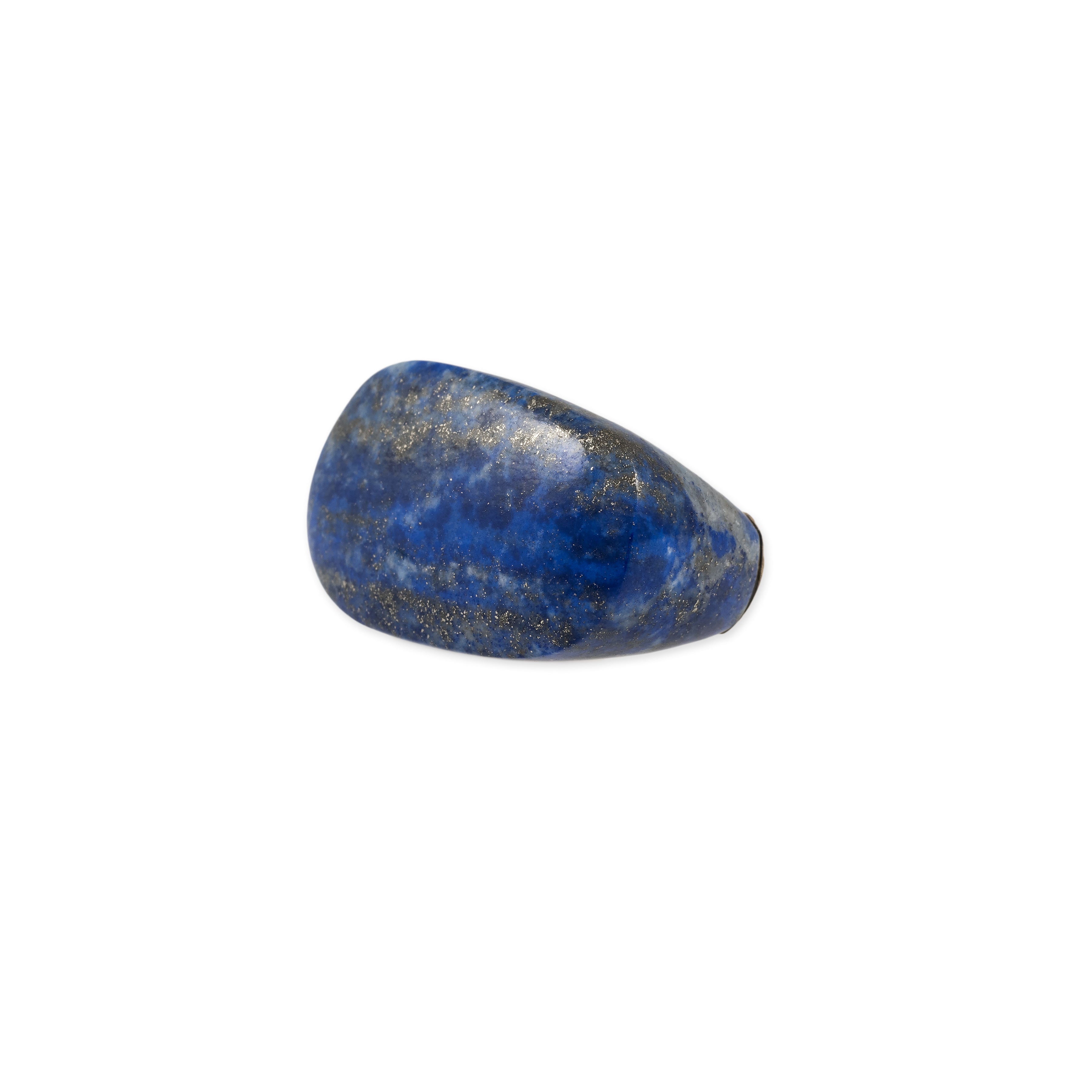 LARGE FREEFORM LAPIS RING