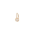 Round Diamond Hook Earring