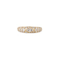 Marquise Center Pave Diamond Dome Ring