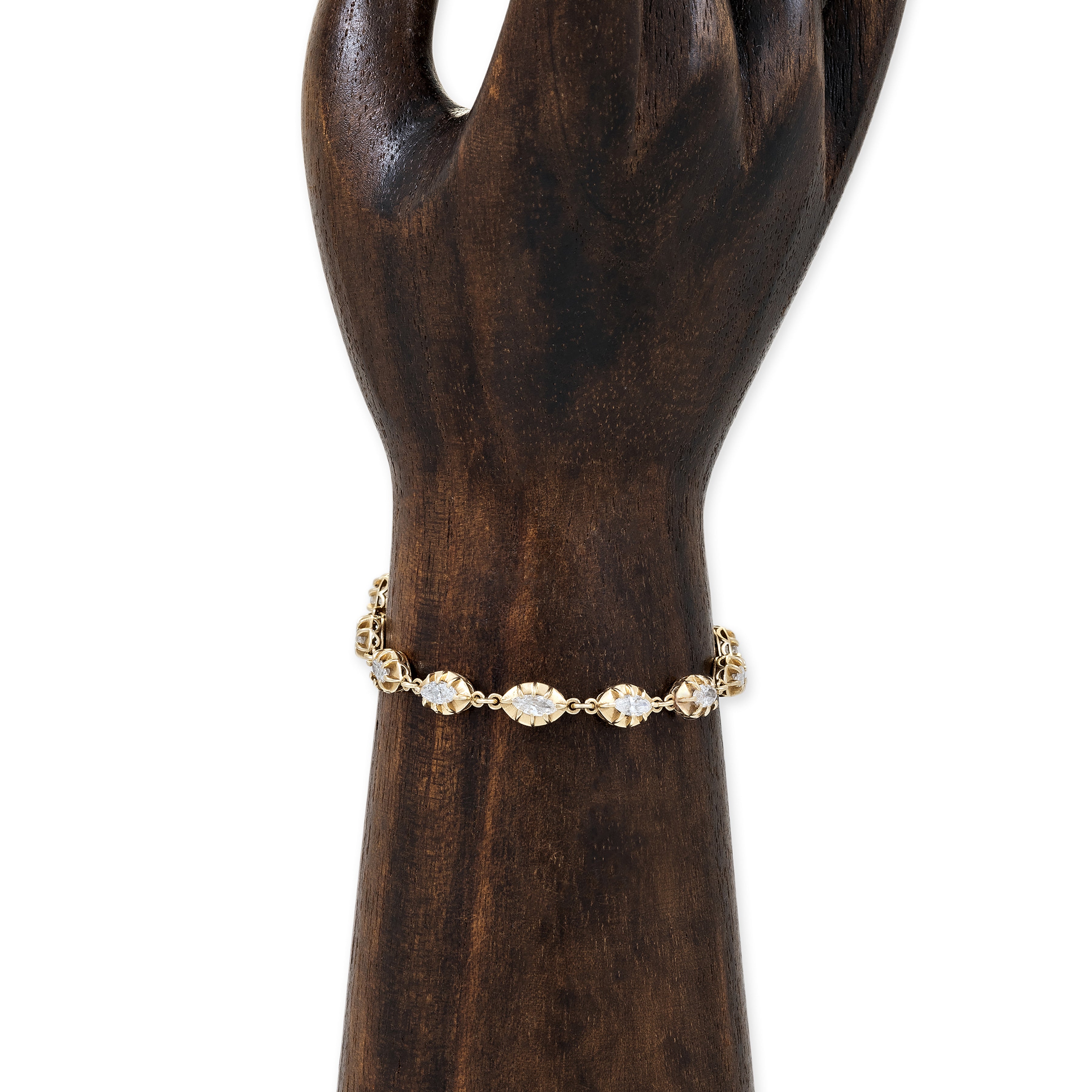 Graduated Marquise Sophia Diamond Bracelet