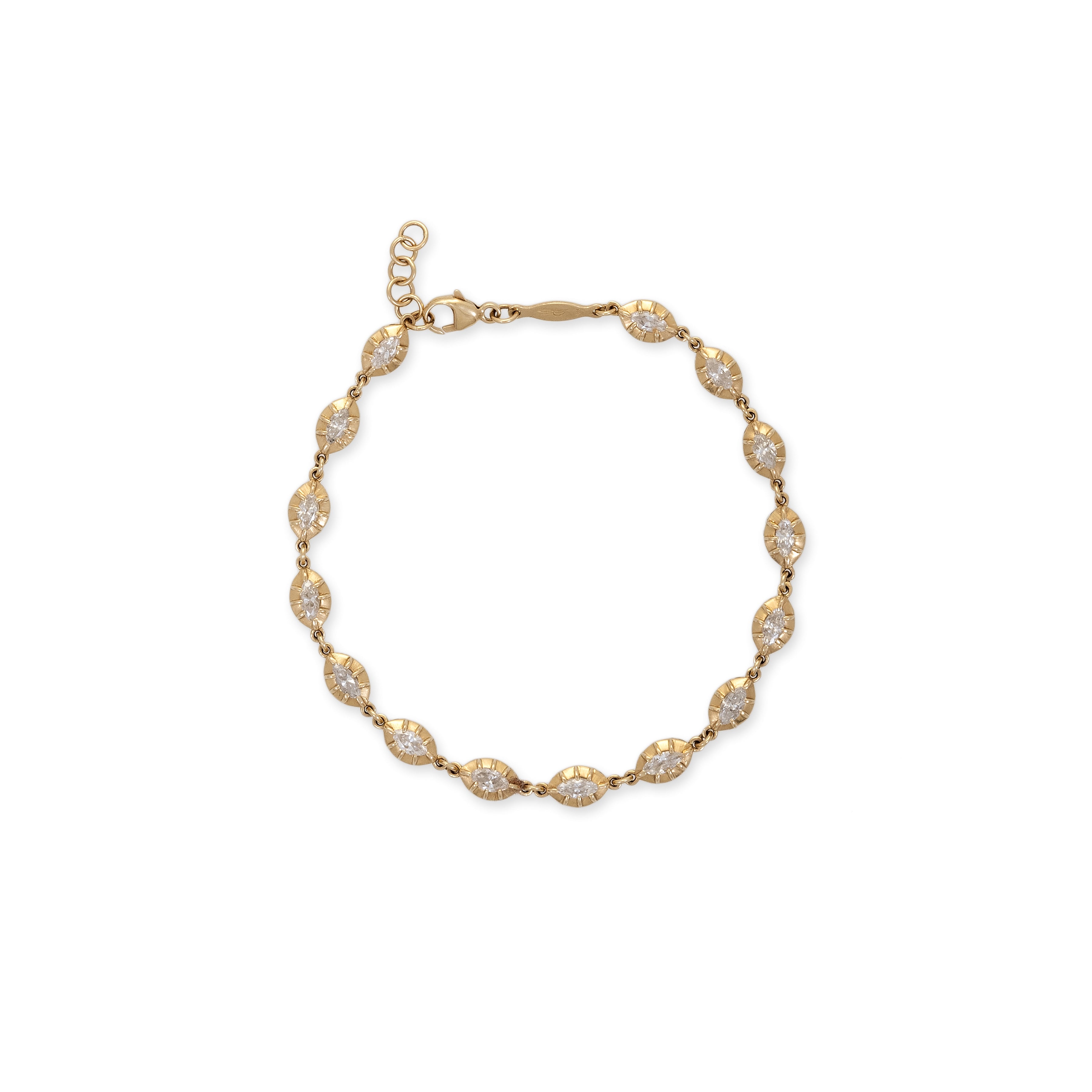 Graduated Marquise Sophia Diamond Bracelet