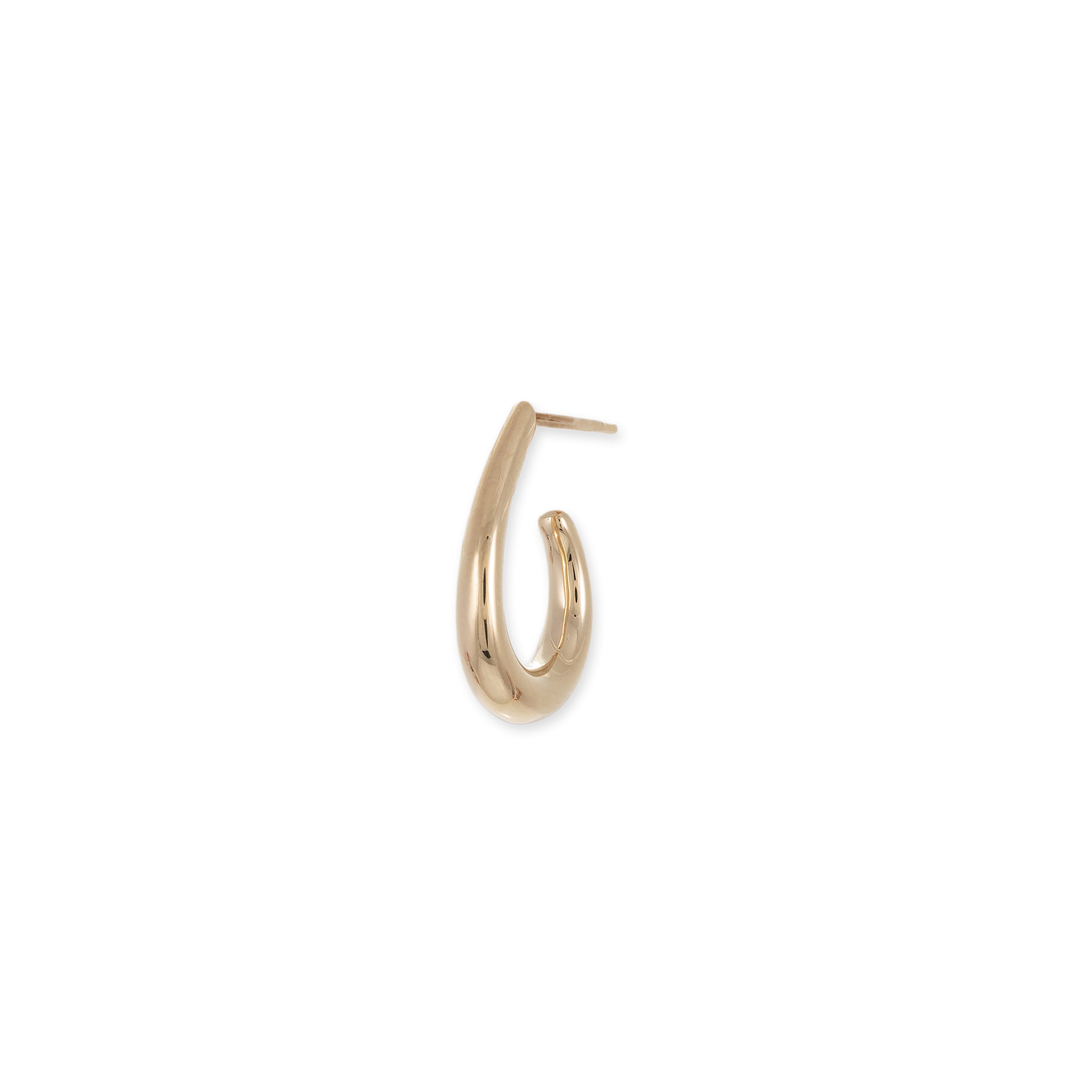Medium Graduated Oval Open Hoop