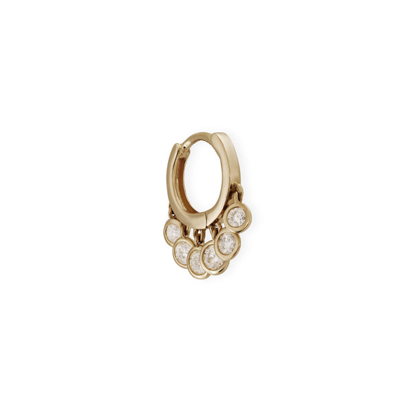 Diamond Shaker Mini Hoop – Jacquie Aiche