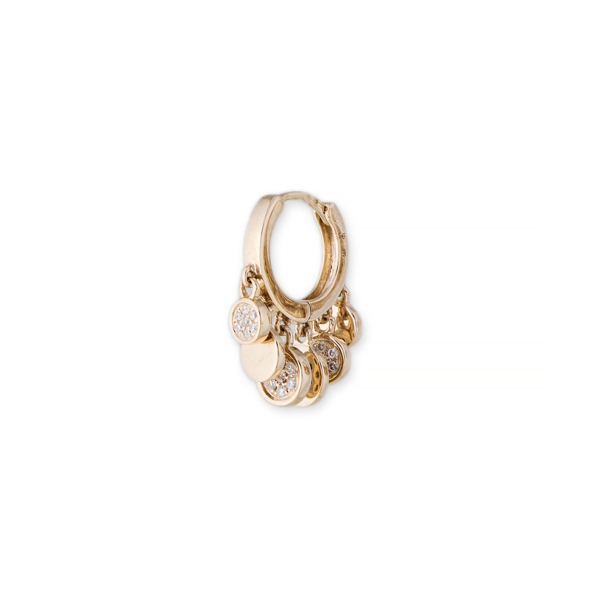 Pave Mini Disco Shaker Hoop