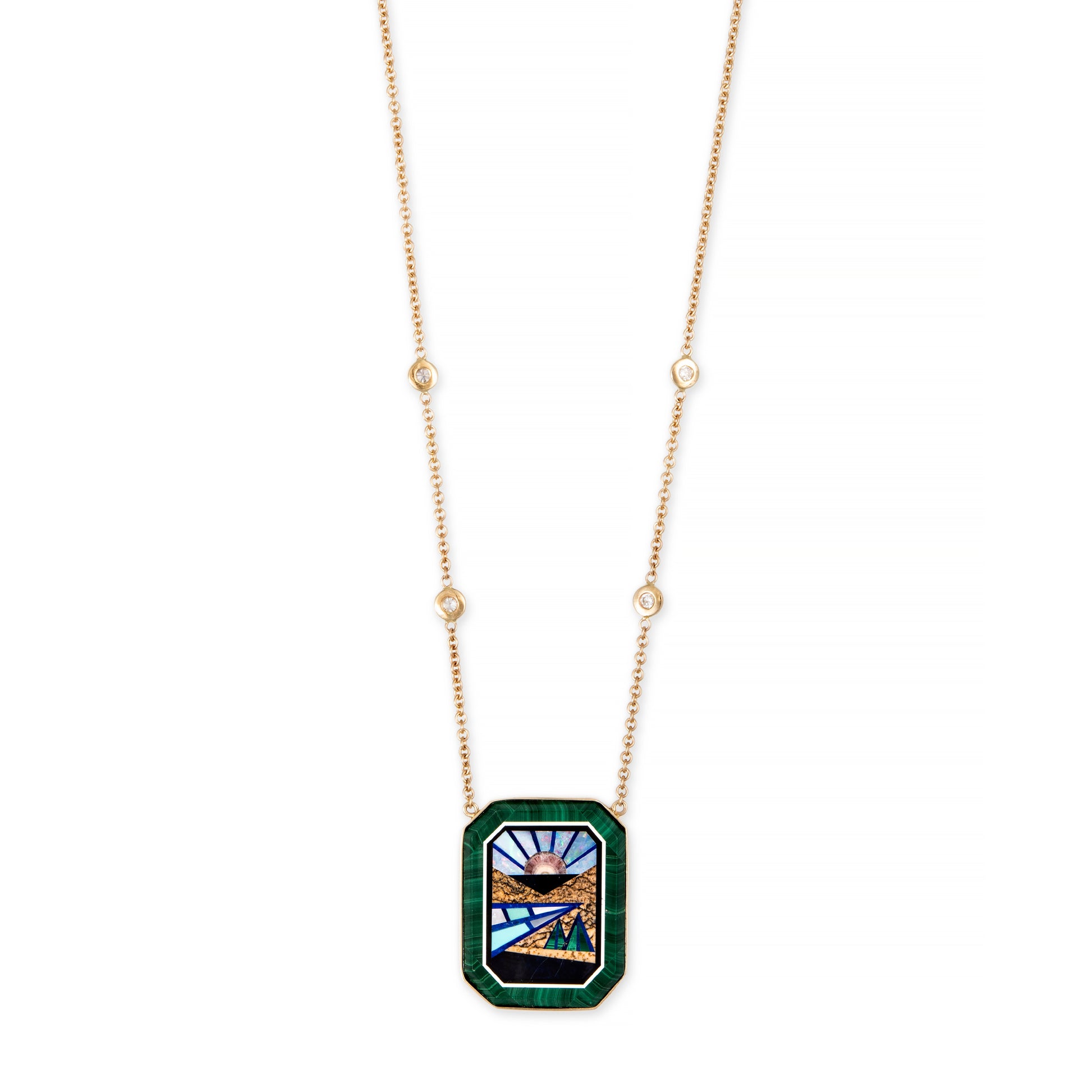 SCENIC INLAY NECKLACE